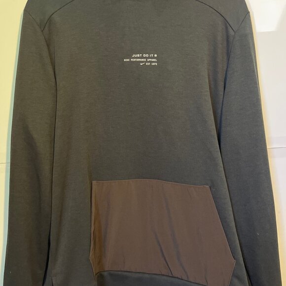 Nike Dri-FIT Hoodie M – Rare Hybrid w/ North Face Slogan, Cowl Neck, Stylized He - Picture 6 of 6